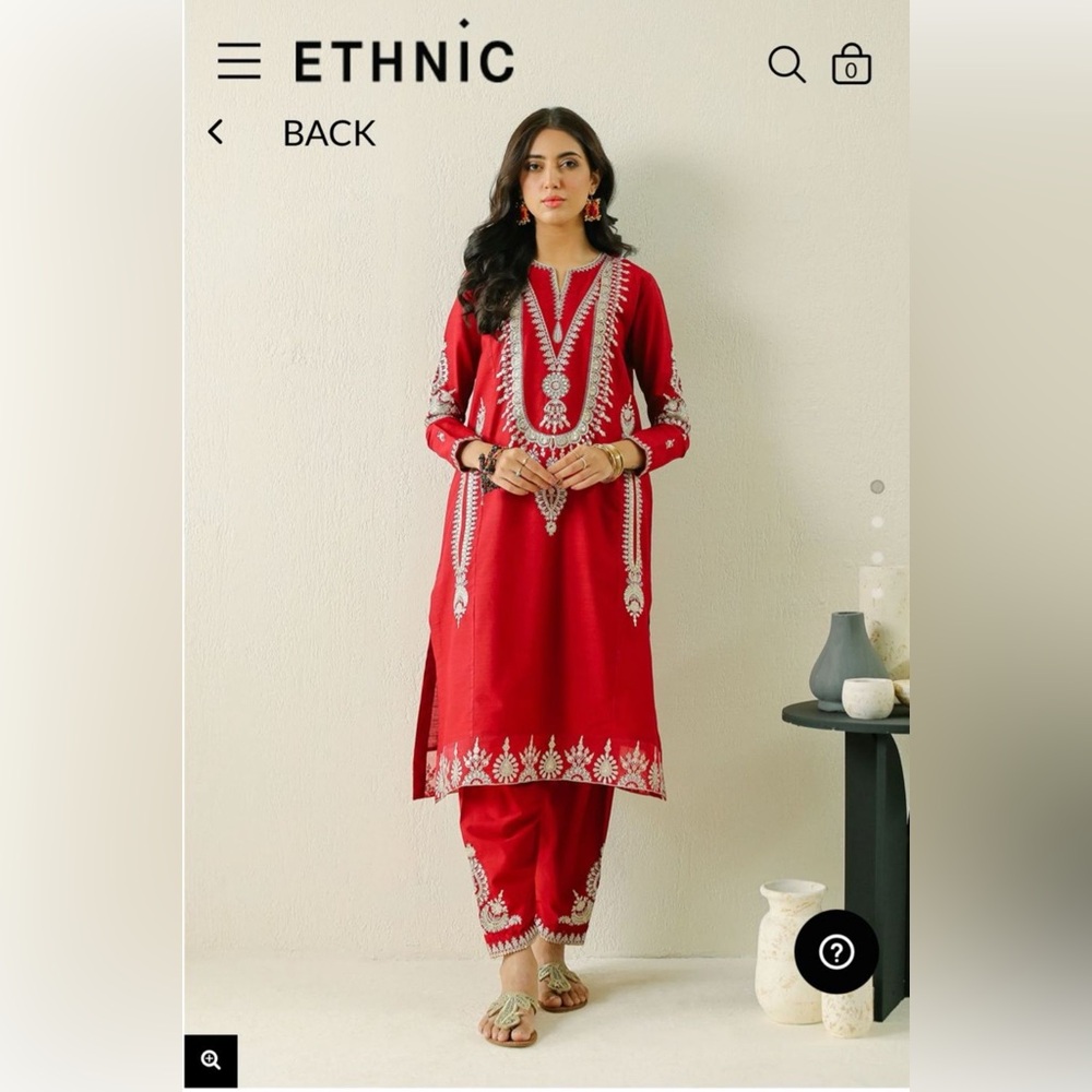 Ethnic Indian Wear Red Wedding Dress